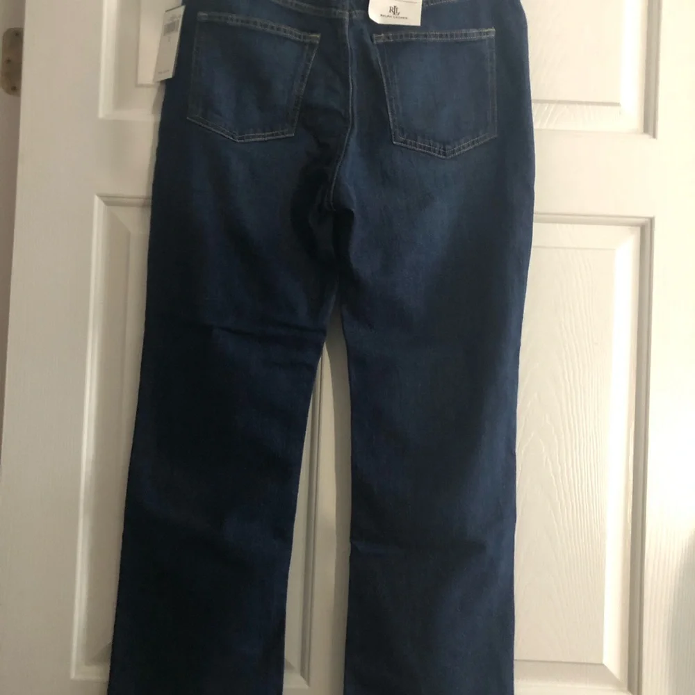 Lauren Ralph Lauren NWT High-Rise  Straight-Leg Women’s Jeans in Marina WashBlue